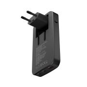 Slim Charger dual USB-C, Single USB-A black