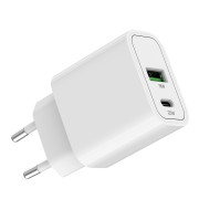 PD20W Wall Charger MO12 - USB-A + USB-C