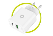 PD20W Wall Charger MO12 - USB-A + USB-C