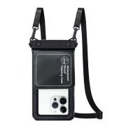 Waterproof Floating Case with Pouch 6,8" - Black / White