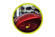 AirTag Sticker Mount A2 - 2 pack Ruby Red