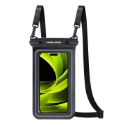Waterproof Floating Case with Pouch 6,8" - Black / White