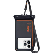 Waterproof floating case 6,5" Black / Orange