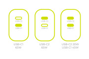 Mobile Origin GaN 65W Charger MO19 - Dual USB-C