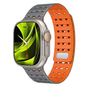Magnetic Strap Grey/Orange 44/45/46/49mm