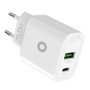 PD20W Wall Charger MO12 - USB-A + USB-C