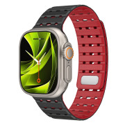 Magnetic Strap Black/Red 44/45/46/49mm
