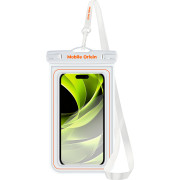 Waterproof Floating Case 6,8" White / Orange