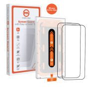 Screen Guard iPhone 15 Pro Max with easy applicator, 2 pack