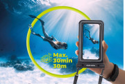 Waterproof Floating Case with Pouch 6,8" - Black / White