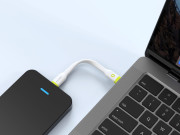 Compact Cable USB-C to USB-C White