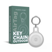 AirTag Outdoor Keychain White