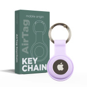 Mobile Origin Airtag Keychain Purple