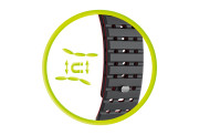 Magnetic Strap Black/Red 44/45/46/49mm