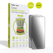 Screen Guard iPhone 16 series with easy applicator Privacy, 2 pack