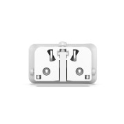 Travel adapter 25W, EU/US/UK/AU White