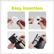 Airtag Wallet Card Black