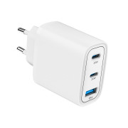 GaN 40W Wall Charger MO13, 1x USB-A + 2x USB-C