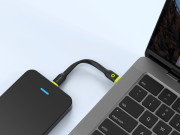 Compact Cable USB-C to USB-C Black