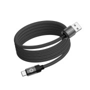 Magnetic Cable USB-A to USB-C 1m Black Patented Original