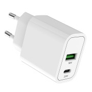 PD20W Wall Charger MO12 - USB-A + USB-C