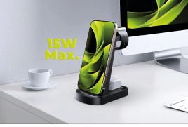 Wireless Charger 3in1 PW14 iPhone Compatible