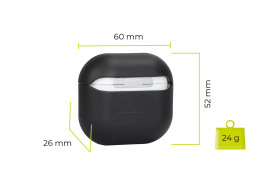 AirPods 4 Leather case Black