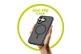 Pouzdro Easy Hybrid MagSafe, Matně Černá pro iPhone 16