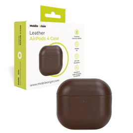 AirPods 4 Leather case Brown