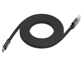Magnetický kabel 1 m USB‑A na USB‑C – černý, plochý, originál