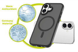 Pouzdro Easy Hybrid MagSafe, Matně Černá pro iPhone 17