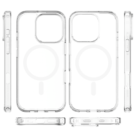 Easy Hybrid MagSafe Case, Clear iPhone 16