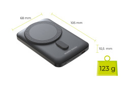 Bezdrátová magnetická powerbanka 5000mAh PB10