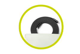 Magnetický kabel 1 m USB‑C na USB‑C – černý, plochý, originál