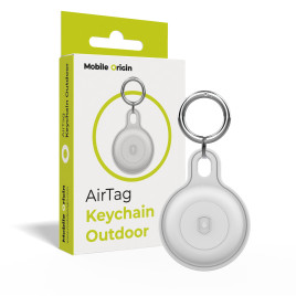 AirTag Outdoor Keychain White