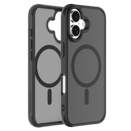 Pouzdro Easy Hybrid MagSafe, Matně Černá pro iPhone 16