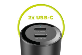 Car Charger 60W CA11 - 2x USB-C
