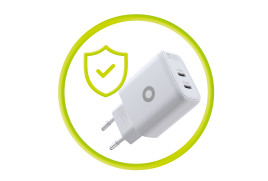 GaN nabíječka 65W TÜV MO19 – duální USB‑C