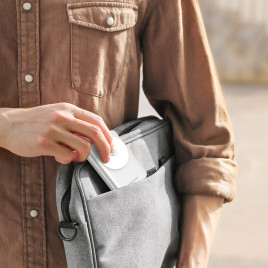 3in1 Qi2 25W Foldable Charging Stand PW35 Silver MagSafe Compatible