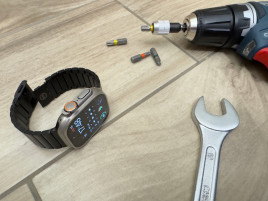 Titanový řemínek pro Apple Watch Ultra – černý