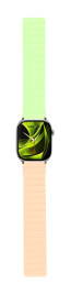 Magnetic Strap II Pink/Light Green Apple Watch 44/45/46/49mm