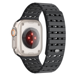 Magnetický řemínek pro Apple Watch 44 / 45 / 46 / 49 mm – černý