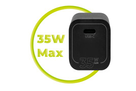GaN III super nabíječka 35W s USB‑C – černá