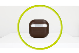 Kožené pouzdro pro AirPods 4 – hnědé