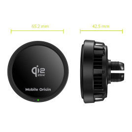 Qi2 25W Wireless Car Charger CA24