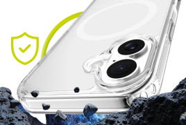 Pouzdro Easy Hybrid MagSafe, Čiré pro iPhone 17