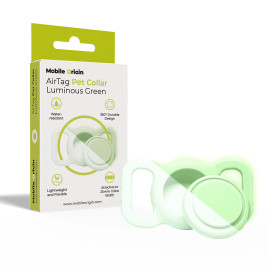 AirTag Pet Collar Luminous Green