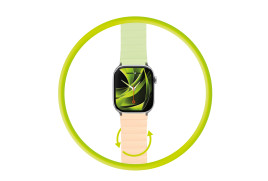 Magnetic Strap II Pink/Light Green Apple Watch 44/45/46/49mm