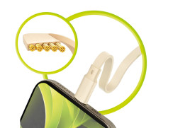 100W Retractable Cable Box USB-C to USB-C CB7, Beige