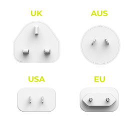 GaN cestovní nabíječka 30W MO14 – EU / USA / UK / AUS